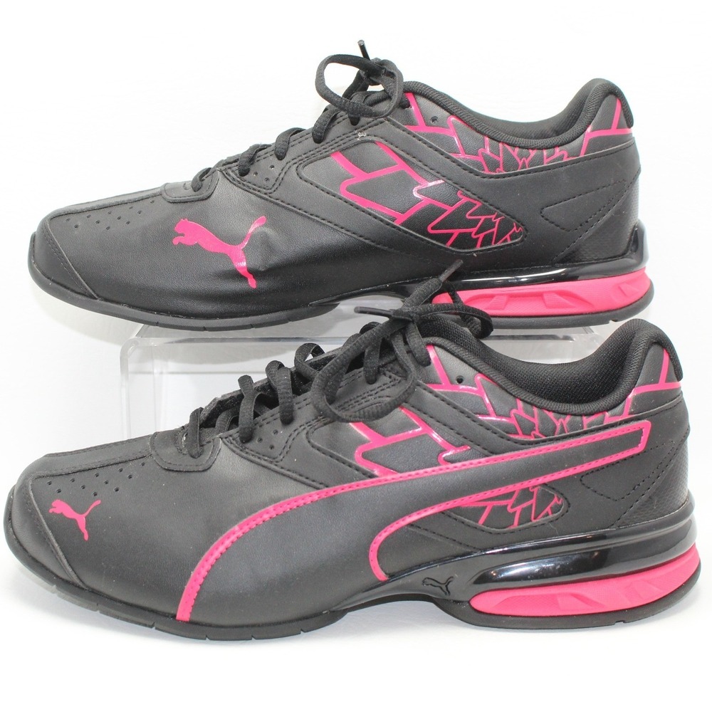 Puma Tazon 6 Fracture Womens Sneakers Black Pink 193611-01 Size 11 - Picture 5 of 8